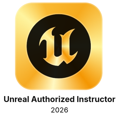 Unreal Authorized Instructor Gold Badge
